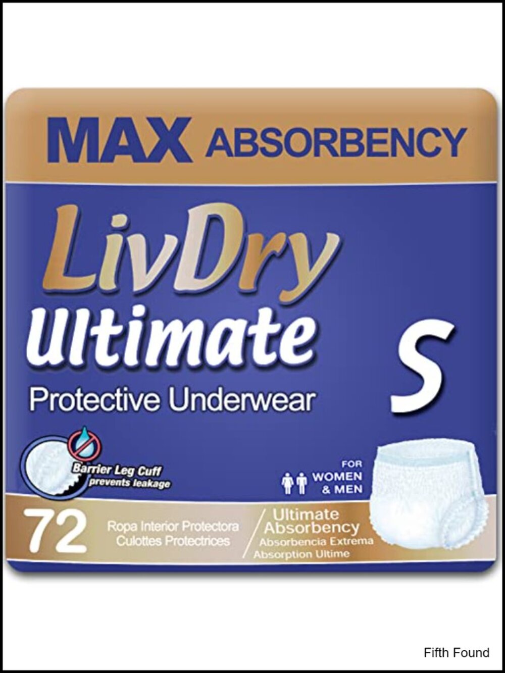 Adult Protective Underwear High Absorbency Leak Cuff Protection